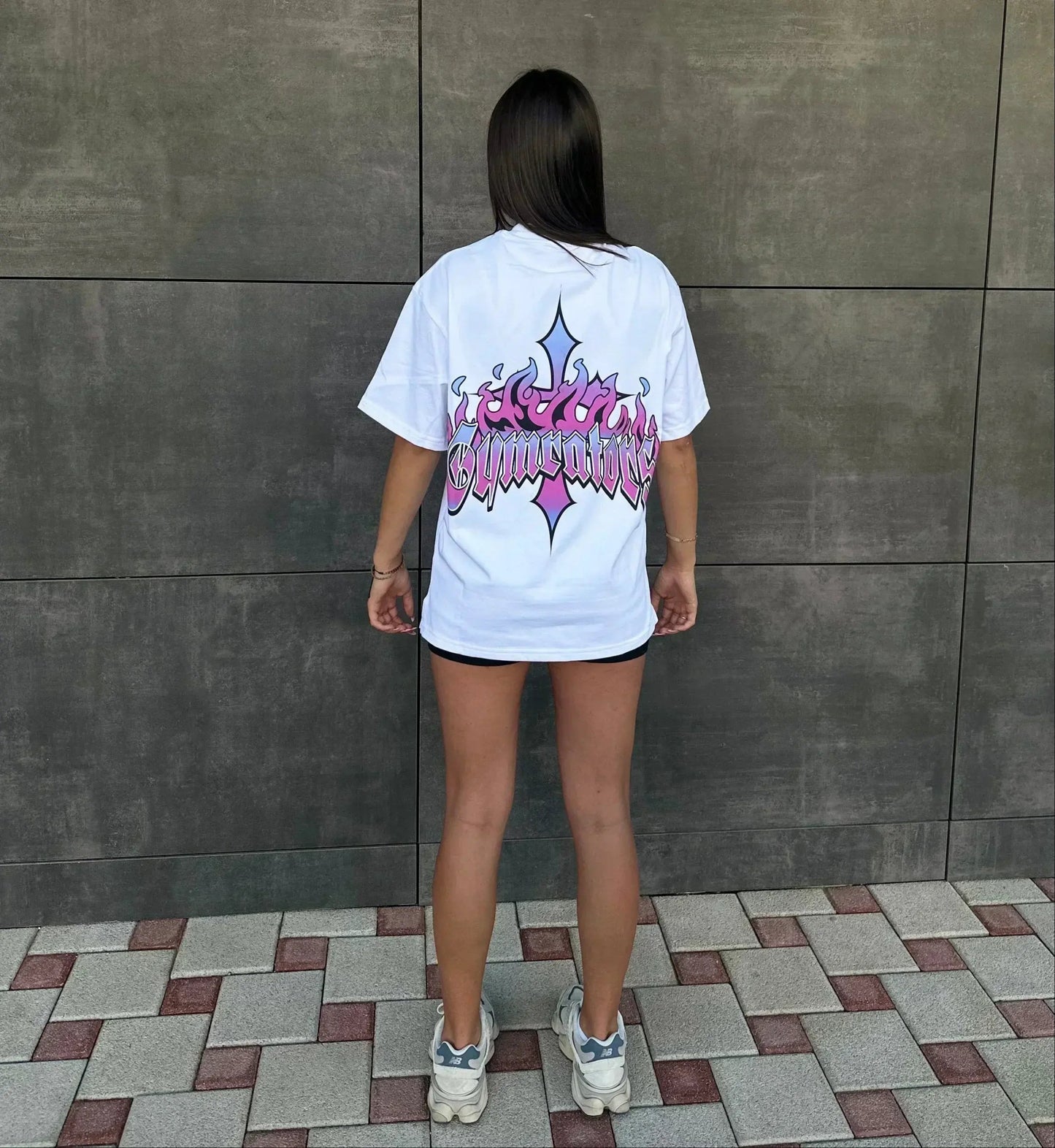 Gymgator Gymrator White T-shirt - Gymgator clothingGymgator Gymrator White T-shirtT-shirt